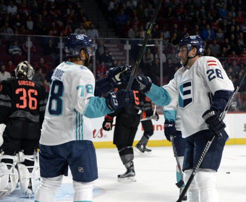 Thomas Vanek, Österreichs Beitrag beim World Cup. Foto: ap