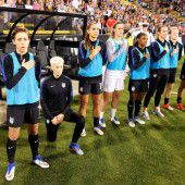 Rapinoe kniete bei US-Hymne
