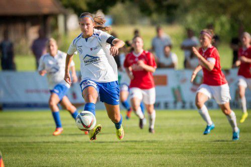 Verena Müller erzielte drei Tore beim 9:0-Kantersieg. Foto: VN/ds