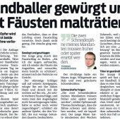Grober Handballspieler nach Übergriff verurteilt