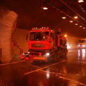 Herbstputz im Tunnel