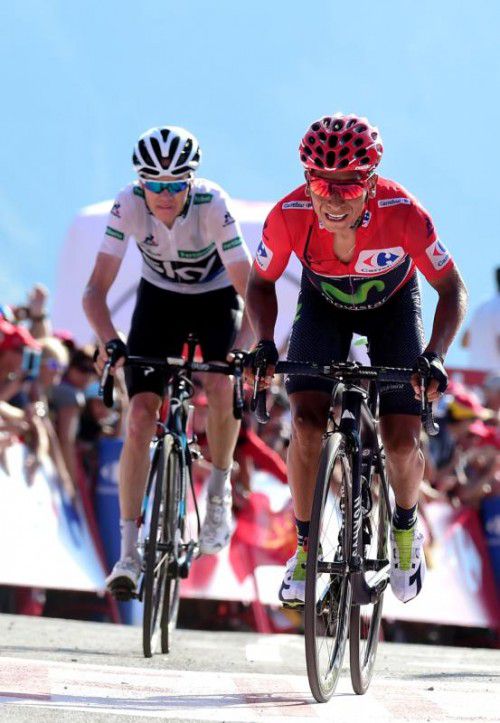 Vuelta-Sieger Quintana bleibt seinem Team treu. Foto: afp