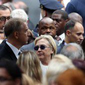 Kranke Clinton sagt Reise ab