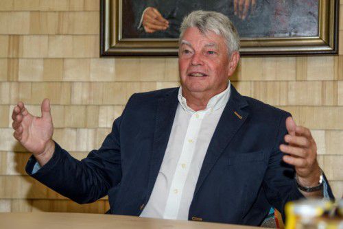 Wilhelm Gantner: „Ich hatte stets die volle Unterstützung meiner Familie und meiner Mitarbeiter.“ FOTO: VN