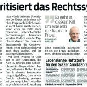 Unerträglicher ­Zustand für den Rechtsstaat
