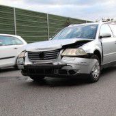 Auffahrunfall auf A 14 ohne Verletzte