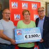 2500 Euro vom HC Hard für „Ma hilft“