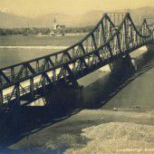 Vorarlberg Einst und Jetzt. Die Widnauer Brücke in Lustenau