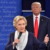 Letztes Duell zwischen Trump und Clinton