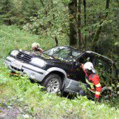 Absturz durch Baum gestoppt