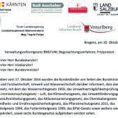 Umweltlandesräte steigen auf die Barrikaden