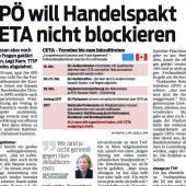 CETA gefährdet Regionalität