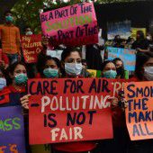 Proteste gegen Smog-Belastung