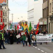 110 Kurden bei Demo in Bregenz
