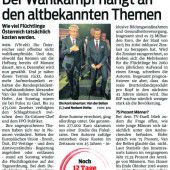 Flüchtlinge sind wieder Wahlkampf­thema