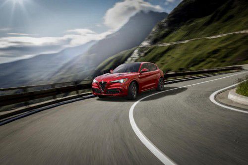 Alfa zeigte jetzt das Spitzenmodell des Stelvio mit 510 PS Leistung als Weltpremiere in Los Angeles. Foto: Werk