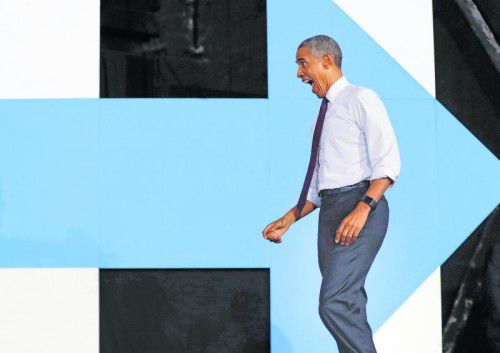 Als Wahlkampfhelfer für Ex-Außenministerin Clinton legte sich Obama am Ende seiner Amtszeit noch ordentlich ins Zeug. Sein Nachfolger legt am 20. Jänner den Amtseid ab.