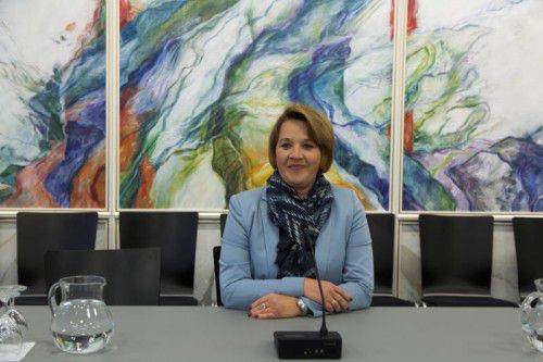 Andrea Kaufmann vor dem Hypo-U-Ausschuss.  Foto: VN/Paulitsch