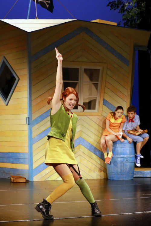 Bo-Phyllis Strube als Pippi Langstrumpf: „Wer Kindertheater macht, trägt eine große Verantwortung.“ Foto: LT/Köhler