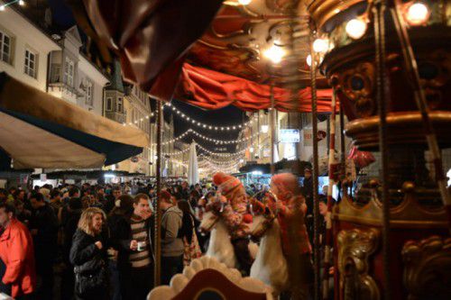 Der Blosengelmarkt in Feldkirch ist der Treffpunkt zur Einstimmung auf den Advent in der Region.
              FOTO: feldkkrch travel