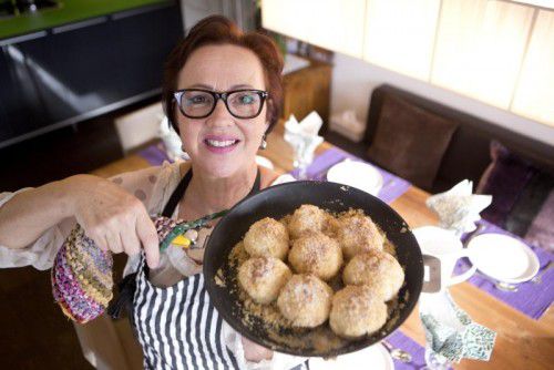 Die Lieblingsspeise von Gabi Fleisch: Marillenknödel, abgewandelt auch Zwetschgenknödel. Foto: VN/Hartinger