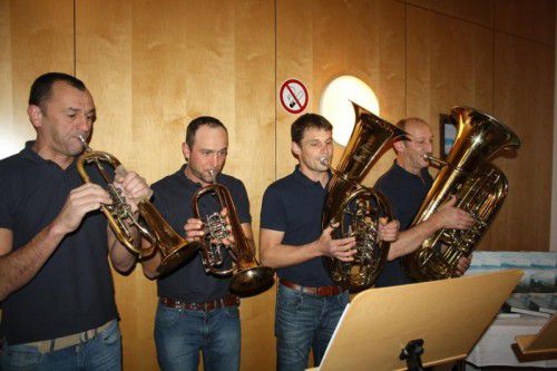 Die Mitglieder des MV Eichenberg sorgten für den musikalischen Teil.