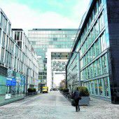 Der moderne Stadtteil Rheinauhafen