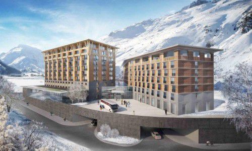 Für das Projekt „Andermatt Swiss Alps“ war die Qualität und nicht der Preis entscheidend – Zech Fenster konnte überzeugen. Foto: ASA