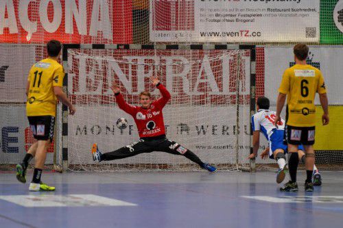 Goalie Ralf-Patrick Häusle lieferte in Porto so wie die gesamte Mannschaft eine starke Leistung ab. Foto: gepa