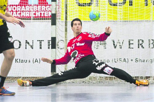 Jürgen Suppanschitz wird in den kommenden Wochen den verletzten Bregenz-Goalie Goran Aleksic ersetzen. Foto: steurer