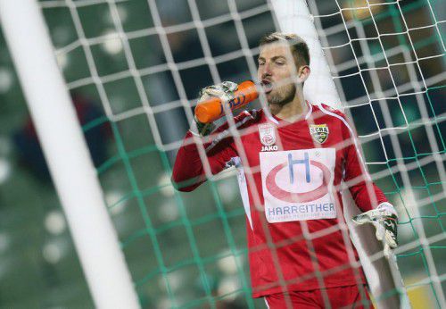 Spiel Nummer 69 im SCRA-Dress muss noch warten, Torhüter Andreas Lukse ist gegen Ried nicht im Kader. Foto: gepa