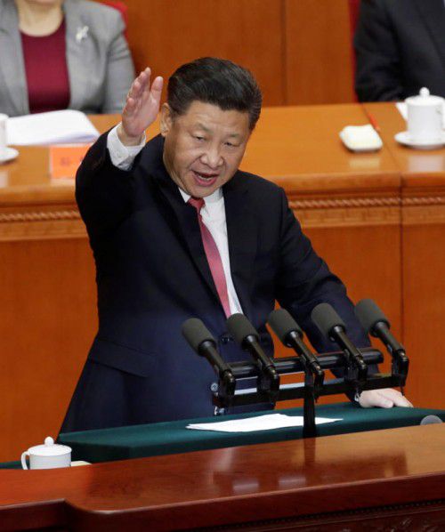 Präsident Xi erteilte den Forderungen eine klare Absage.   reuters