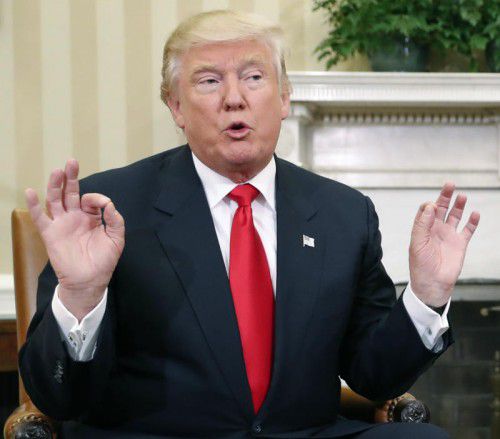 Trump attackierte das Clinton-Lager scharf. Foto: AP