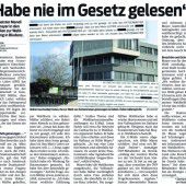 Ein Riss im Bludenzer Rathaus