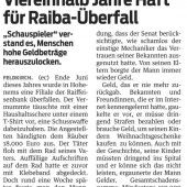 Verbrechensopfer sind oft die Dummen