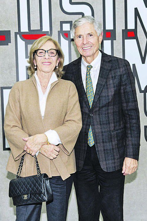 Walter-Heinz Rhomberg und Edith feierten mit.