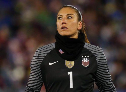 Will mehr Geld für ihren Job: US-Teamspielerin Hope Solo. Foto: afp