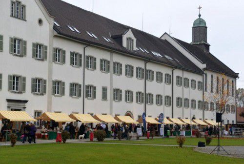 Wunderschöner Markt bei der Mehrerau. foto: hapf