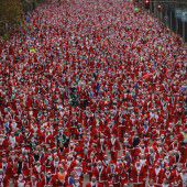 Weihnachtsmannlauf für den guten Zweck