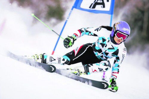 Anna Veith probiert heute die Rückkehr in den Ski-Weltcup. Der Riesentorlauf am Semmering ist nach der schweren Verletzung das erste Herantasten an den Rennmodus. Foto: gepa