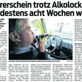 Fotos statt Anhaltekelle