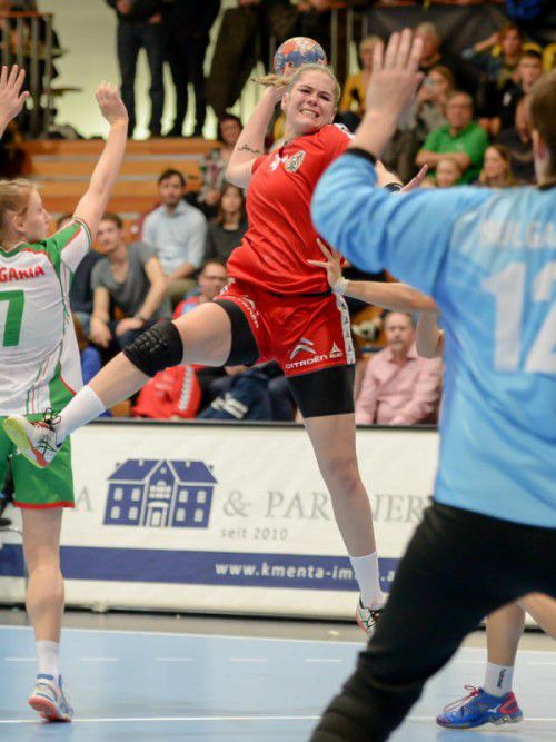 Beate Scheffknecht und Co. unterlagen Island mit 24:28. Foto: gepa
