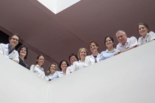 Das Team des Kontinenz- und Beckenbodenzentrums Dornbirn. Foto: KH Dornbirn