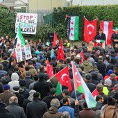 Aufregung um Aleppo-Kundgebung