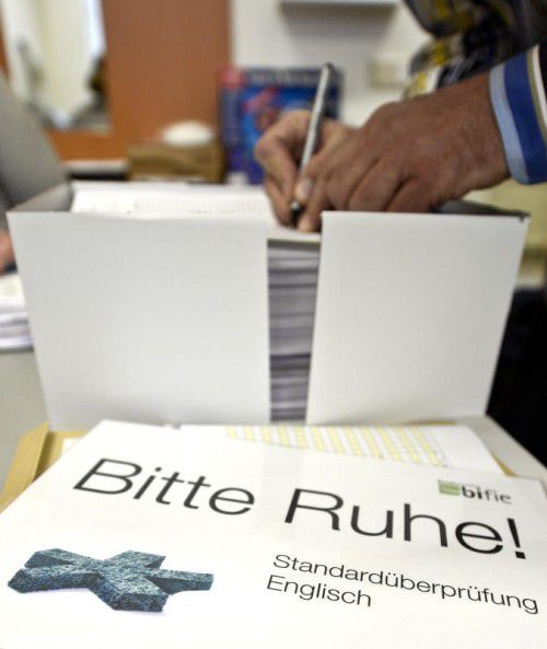 Die Bildungsstandardtests sind eine Herausforderung. Foto: APA