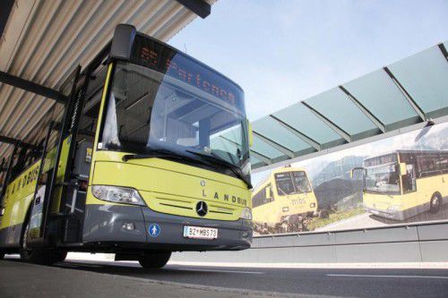 Die Fahrplanumstellung am Wochenende bringt Verbesserungen für Busverkehr in die Innerfratte. Symbolfoto: Landbus Montafon