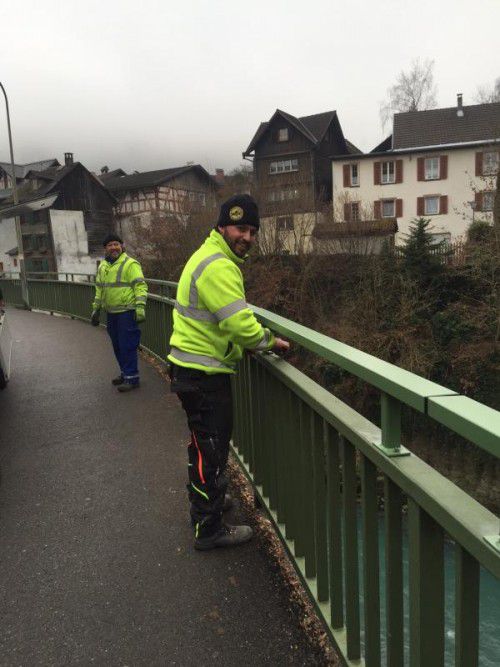 Die Geländer über der Ill wurden angepasst. Foto: doh