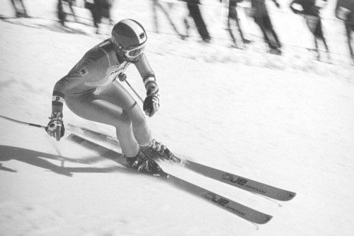 Die Speed-Dame aus Warth: Wiltrud Drexel.