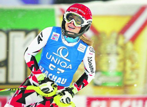 Dritter Start im Weltcup: Katharina Liensberger. Foto: gepa