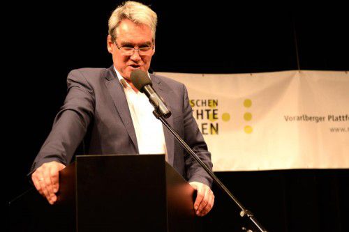 Georg Schärmer bei seinem Vortrag. Foto: Veranstalter